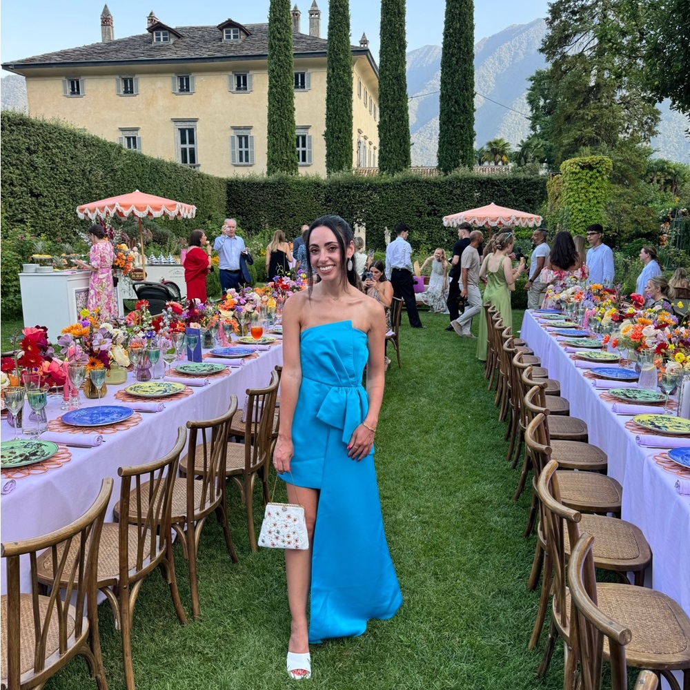 xs elegant aqua elliatt dress